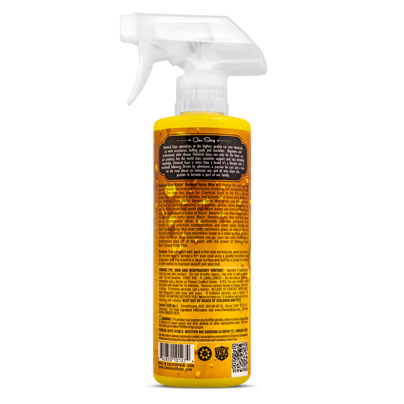 Віск Chemical Guys Blazin' Banana Natural Carnauba Spray Wax