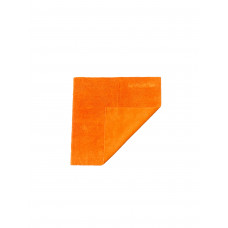 Суперм'яка мікрофібра без окантовки різноворсова помаранчева 40х60см