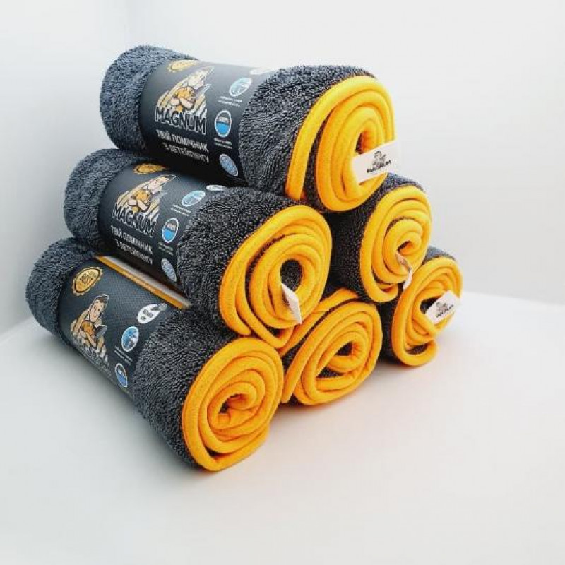 Рушник мікрофібровий для сушіння двосторонній Magnum, 50х60 см