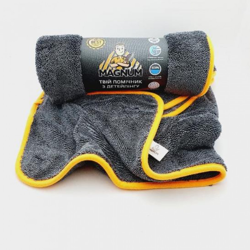Рушник мікрофібровий для сушіння двосторонній Magnum, 50х60 см