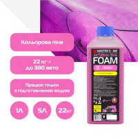 Кольорова активна піна "Rosy" 1:6 (1л / 5л / 22кг)