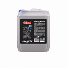 Засіб видалення плям від пасти кулькової ручки, штрихів фломастерів, маркерів, пластиліну з текстильних покриттів "Grease Eliminator" 5 л