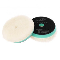 Thermo Wool Pad, green Ø 90/30/80 Хутряний пад на зеленому, жорсткому термо поролоні (РОТОР) ZV-TW00009030HC