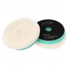 Thermo Wool Pad, green Ø 90/30/80 Хутряний пад на зеленому, жорсткому термо поролоні (РОТОР) ZV-TW00009030HC