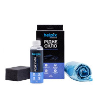 Набір Helpix Рідке скло 100 мл :поліроль для кузова + губка + мікрофібра