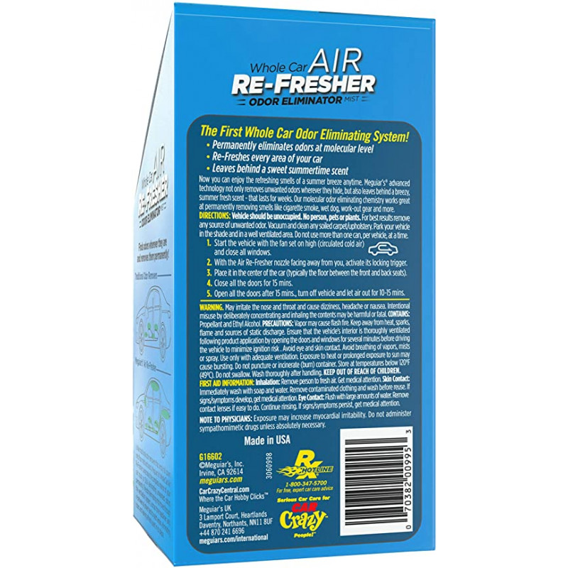 Нейтралізатор запахів Meguiar's Air Refresher Summer Breeze