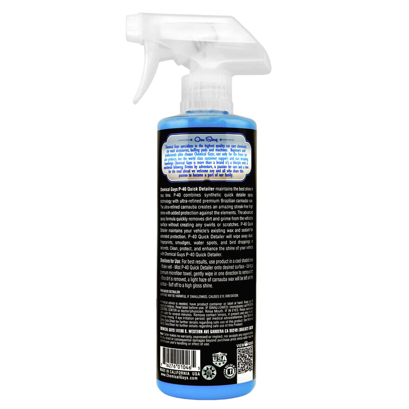 Квік-детейлер Chemical Guys P40 Quick detail spray natural carnauba shine