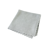 Безворсовий (вафельний) рушник для скла Magnum WT 40х40 см (Сірий)