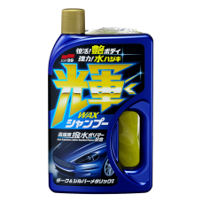 Шампунь SOFT99 Wax in Shampoo High Shiny Black. Для гідрофобного сходження води та блиску темних авто