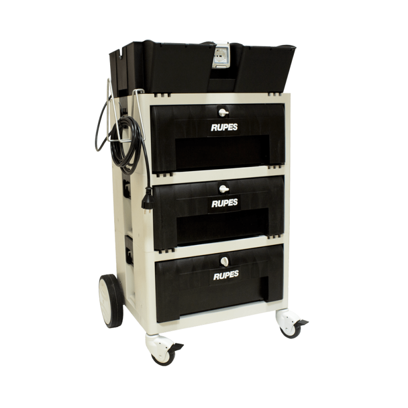 Мобільна система зберігання з розеткою RUPES Carrier STD.