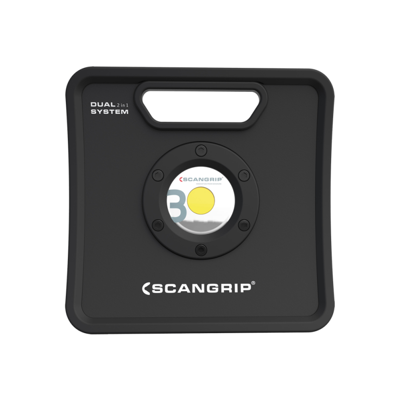 Scangrip Nova 4K C+R 3000 lm. Універсальний прожектор із кабелем і акумулятором