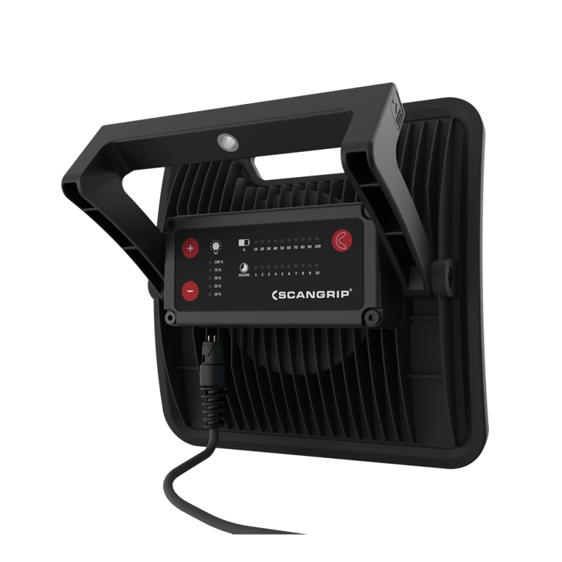Scangrip Nova 4K C+R 3000 lm. Універсальний прожектор із кабелем і акумулятором