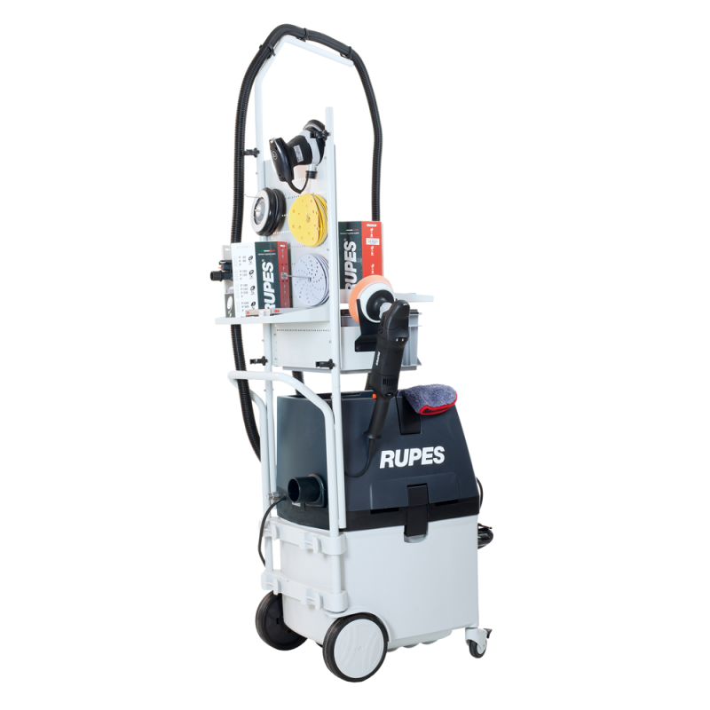 RUPES KS260EPNS Mobile Vacuum Cleaner. Промисловий пилосос для пневмо та електроінструменту з автостартом