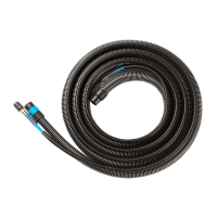 RUPES Conic Hose Assembly Antistatic 5 m. Конічний пиловідвідний шланг для пневмоінструменту, 5 м