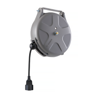 Промисловий подовжувач TRIENS Outlet Cord Reel. З електрокабелем, 13 м