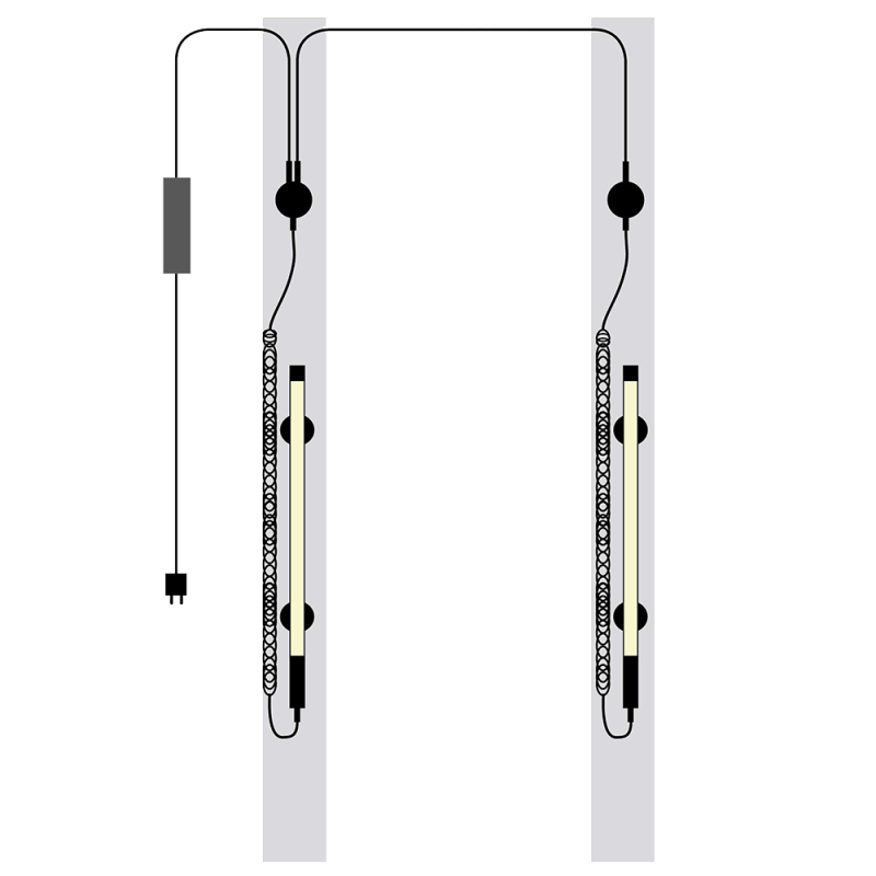 Scangrip Line Light 2 Post 600 lm. Телескопічний світлодіодний світильник