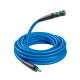 Пневматичний шланг Prevost Flexair High Flexibility Hybrid Polymer Hose 10 m. З композитним швидкоз'ємом та захисним кожухом, ультрагнучкий