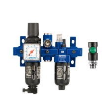 Блок підготовки повітря Prevost ALTO 1 Filter-Regulator-Lubricator with Diverter Block. Для пневмообладнання, з лубрикатором
