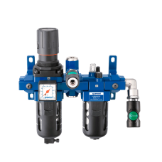 Блок підготовки повітря Prevost ALTO 3 Filter-Regulator-Lubricator with Diverter Block. Для пневмообладнання, з лубрикатором