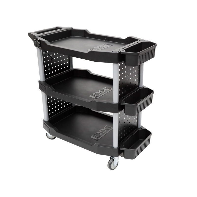 Пластиковий візок SGCB Multifunction Utility Cart. Для зберігання та перевезення інструментів та автохімії