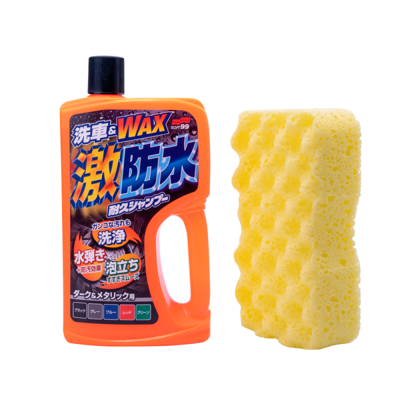 SOFT99 Water Block Shampoo — Dark & Metallic. Для темних автомобілів, з ефектом гідрофобного сходження води
