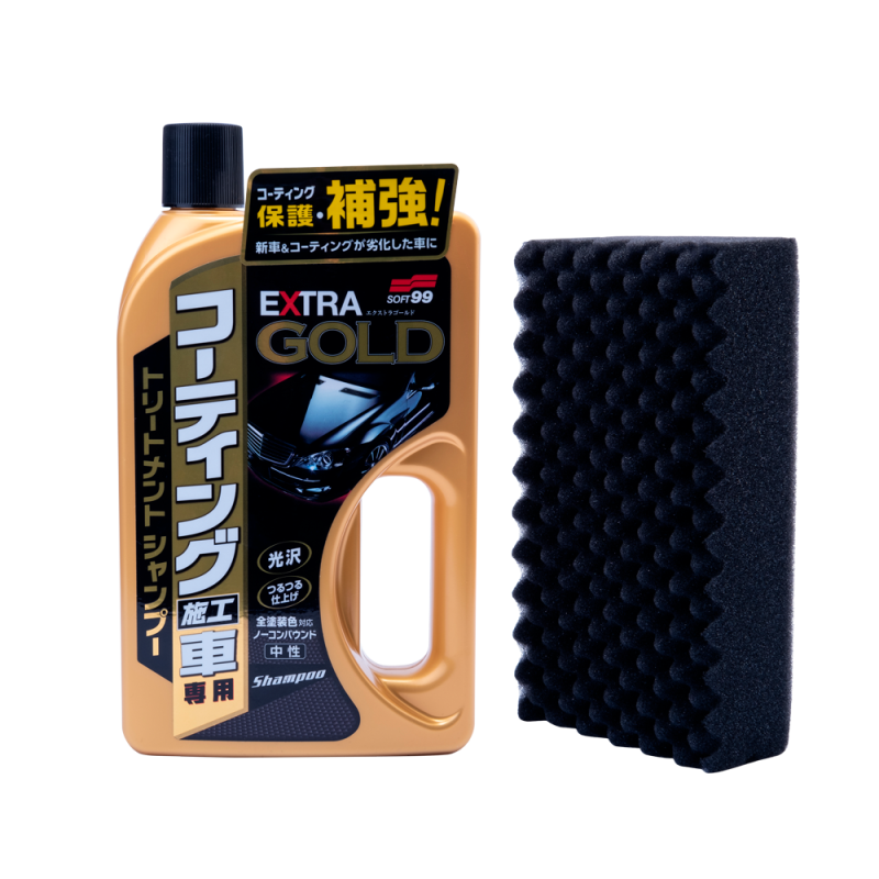 Шампунь SOFT99 Treatment Shampoo For Coated Cars. Для відновлення ефектів захисних покриттів