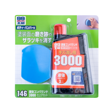 Абразивна паста SOFT99 Super Liquid Compound #3000. Для ручного полірування