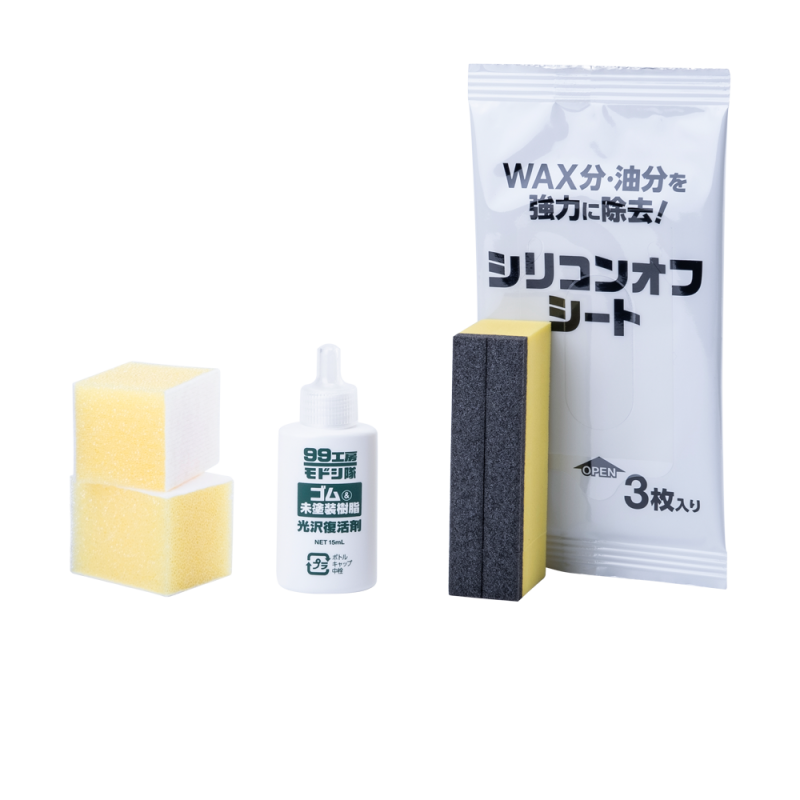 Відновник пластику SOFT99 Rubber & Plastic Parts Restoration Agent. Для природного матового блиску