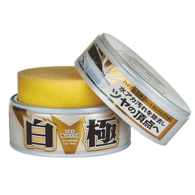 Твердий віск SOFT99 Kiwami Extreme Gloss Wax White. Для екстремального блиску білих автомобілів