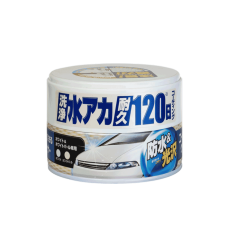 М'який віск SOFT99 Coating & Cleaning Wax White & Pearl 230 g. Для очистки та гідрофобу світлих автомобілів