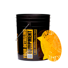 Work Stuff Detailing Bucket Black & Separator. Відро чорного кольору з брудоуловлювачем