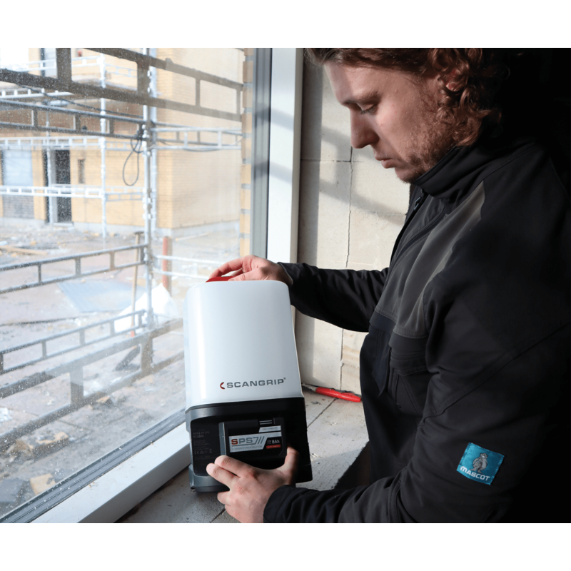 Scangrip Area 10 SPS. Акумуляторний прожектор із круговим освітленням