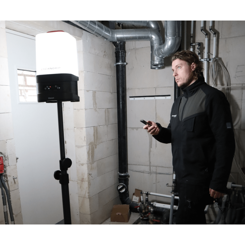 Scangrip Area 10 SPS. Акумуляторний прожектор із круговим освітленням