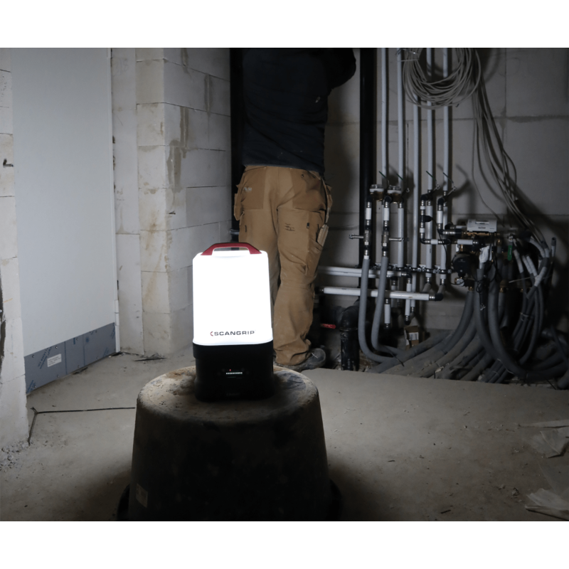 Scangrip Area 10 SPS. Акумуляторний прожектор із круговим освітленням