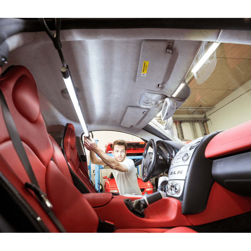 Scangrip Line Light Bonnet C+R 1000 lm. Телескопічна світлодіодна лампа на акумуляторі