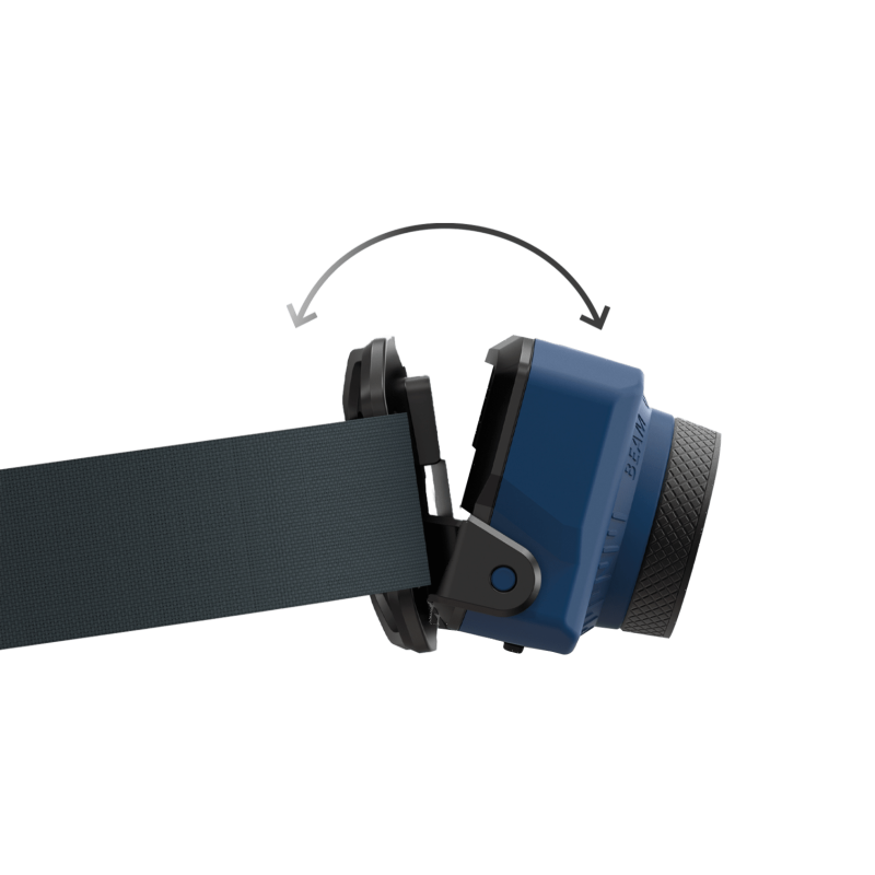 Scangrip ZOOM. Налобний ліхтар з регулюванням освітлення та змінним кутом променів