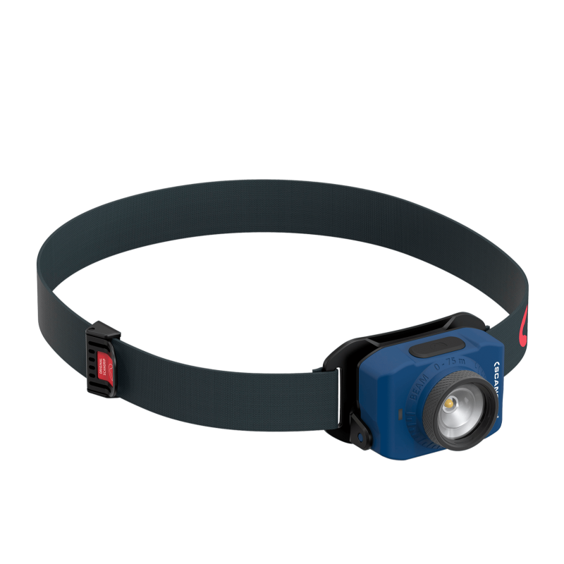 Scangrip ZOOM. Налобний ліхтар з регулюванням освітлення та змінним кутом променів