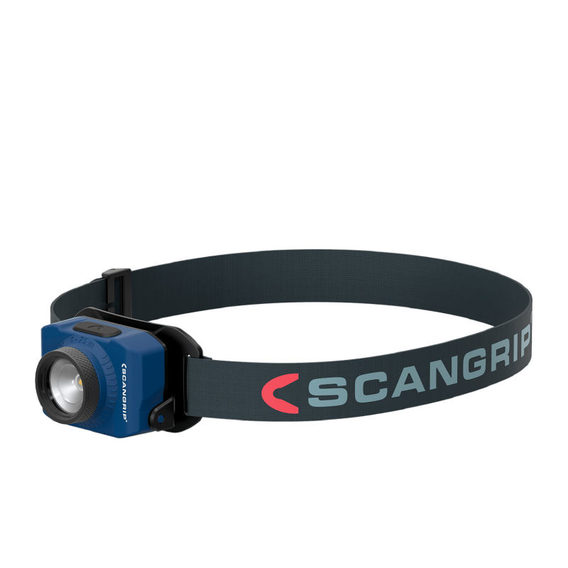 Scangrip ZOOM. Налобний ліхтар з регулюванням освітлення та змінним кутом променів