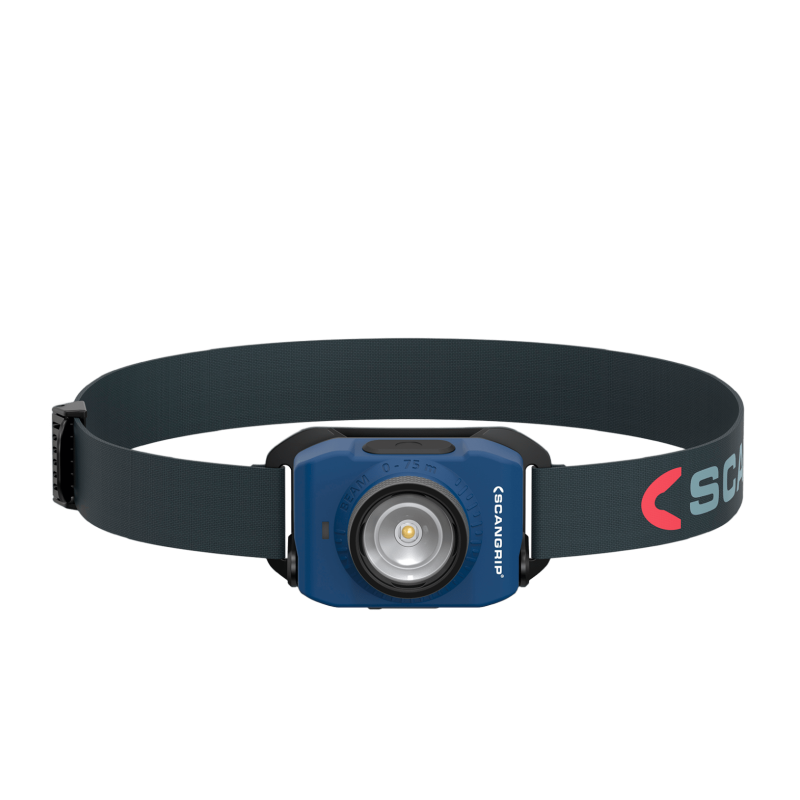 Scangrip ZOOM. Налобний ліхтар з регулюванням освітлення та змінним кутом променів