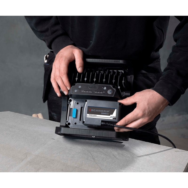 Scangrip Nova 4 Connect. Потужний прожектор з Bluetooth управлінням