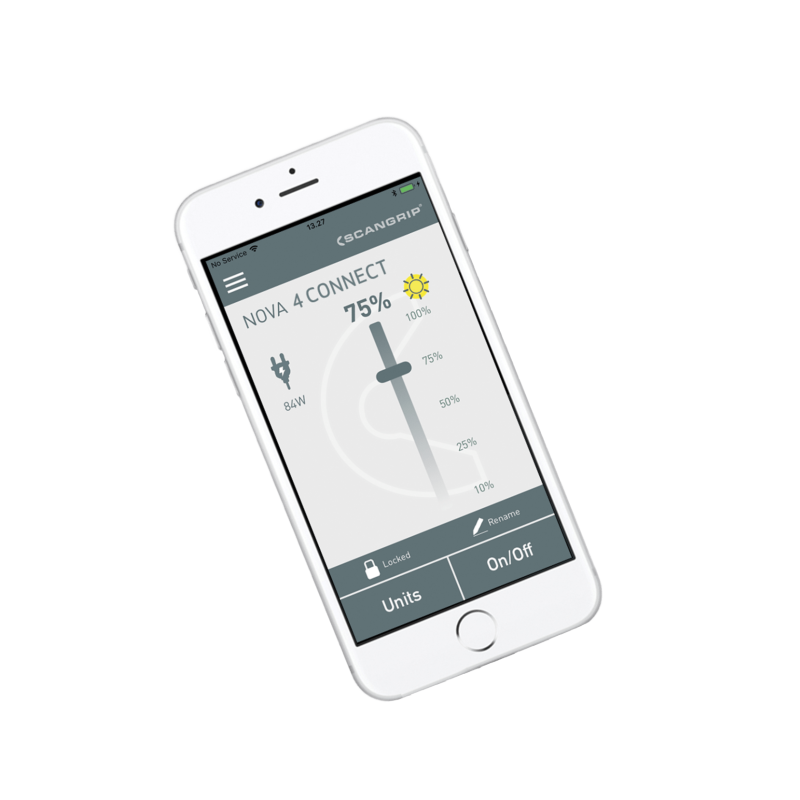Scangrip Nova 4 Connect. Потужний прожектор з Bluetooth управлінням