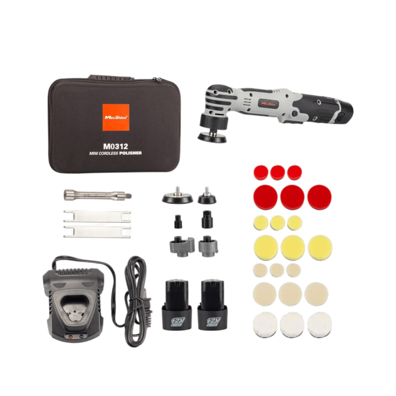 Полірувальна машина MaxShine M0312 Mini Cordless Polisher. З ексцентриковим обертанням