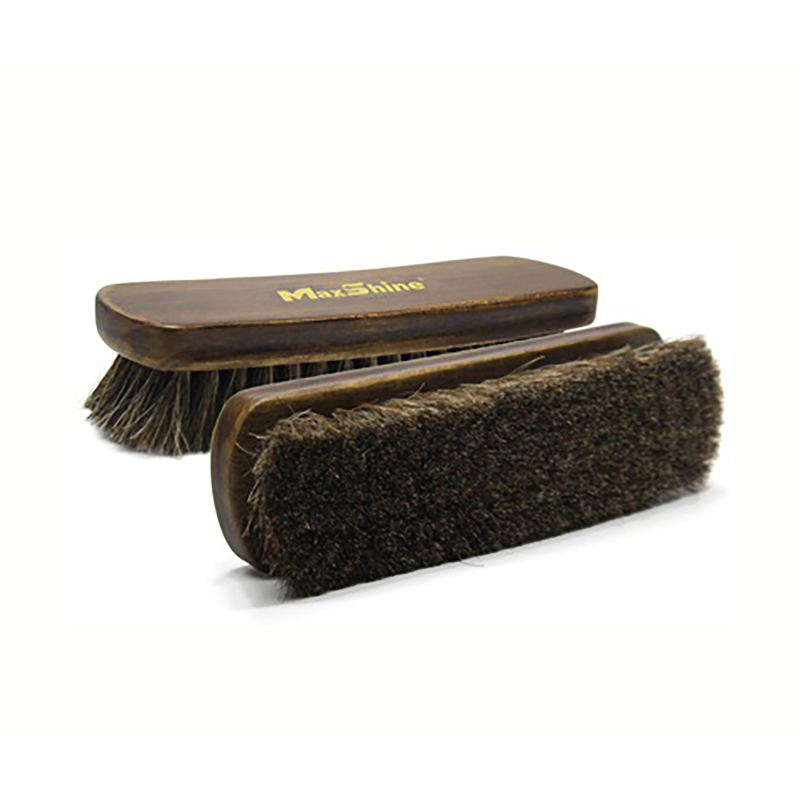 MaxShine Horsehair Cleaning Brush. Щітка з кінського ворсу для очищення шкіри