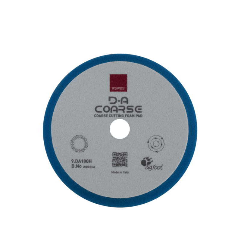 Полірувальний круг RUPES D-A Coarse DA180H. З твердого поролону, Ø150/180 мм