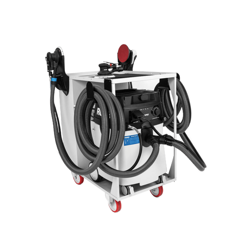 Робоча станція RUPES Multipurpose Trolley KC28. Для багатофункціонального використання з відсіком для пилососу