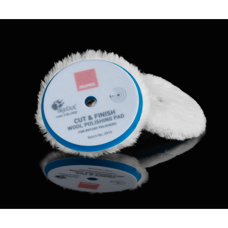 Полірувальний круг RUPES Cut & Finish Wool Polishing Pad Ø80 mm. З жорсткої шерсті