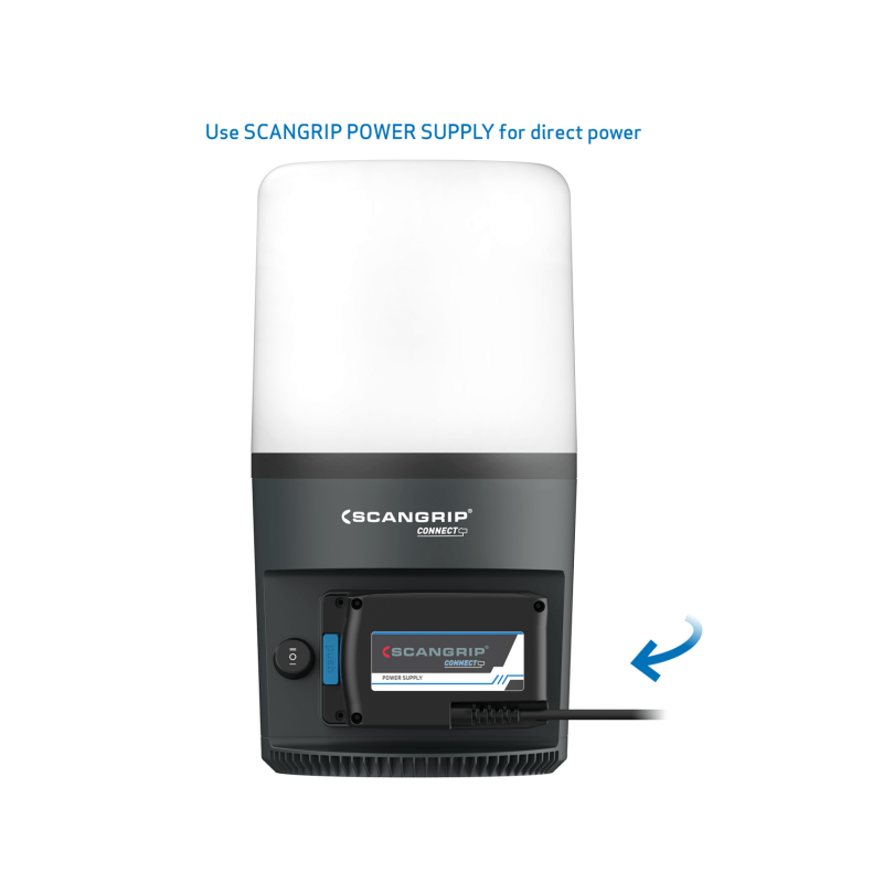 Scangrip Area 6 Connect. Акумуляторний прожектор із круговим освітленням