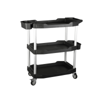 Пластиковий візок SGCB Multifunction 3-Tier Utility Cart. Для зберігання та перевезення інструментів та автохімії