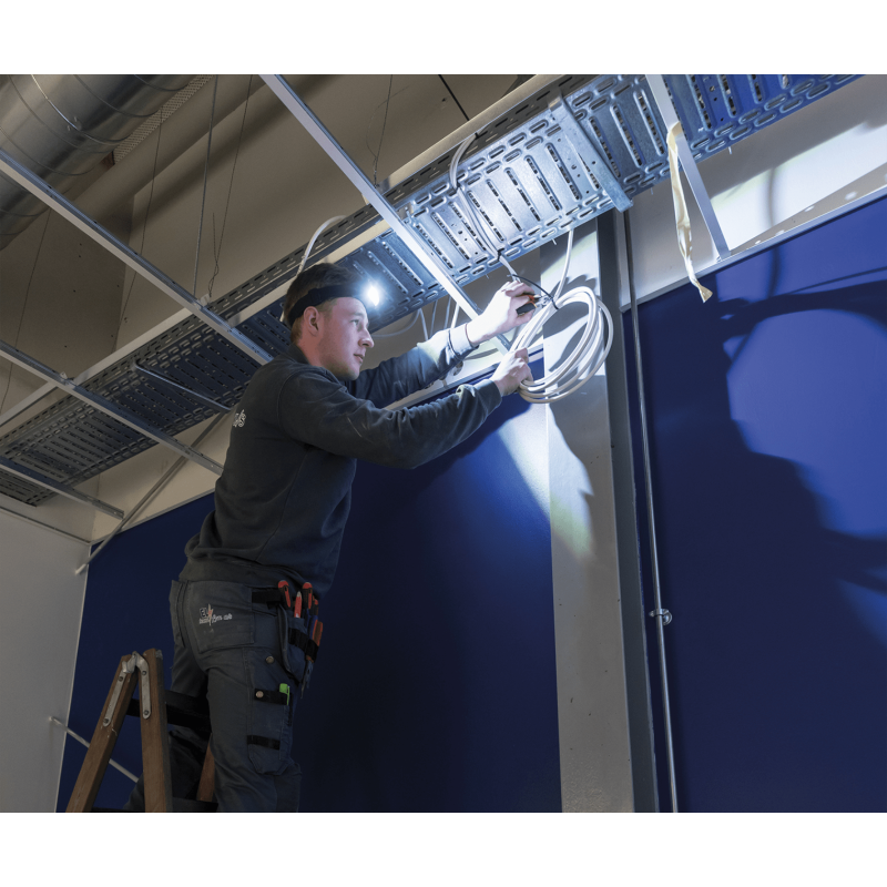 Scangrip Head Lite A. Налобний ліхтар на акумуляторі з безконтактним датчиком