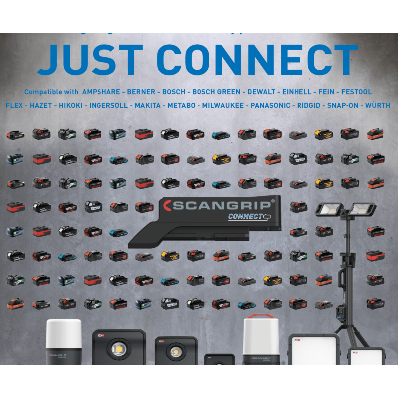 Scangrip Smart Connector for MAKITA. З'єднувач для акумулятора